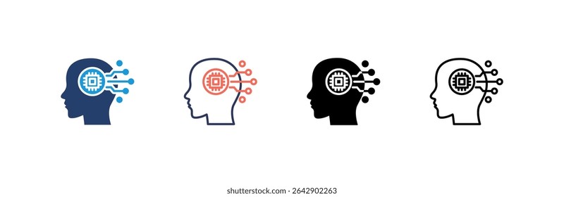 Cognition Icon set multiple style collection