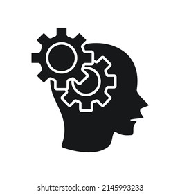 Cognition icons  symbol vector elements for infographic web