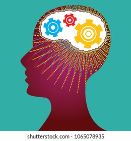 Cognition related graphical design. Organized for easy editing.