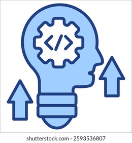 Cognitive Development Simple Icon Vector Illustration Concept