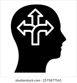 Cognitive Flexibility Icon Element For Design