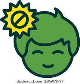 Cognitive impairment Filled Two Color Vector Icon Design