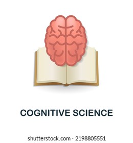 Cognitive Science Icon. 3d Illustration From Artificial Intelligence Collection. Creative Cognitive Science 3d Icon For Web Design, Templates, Infographics And More