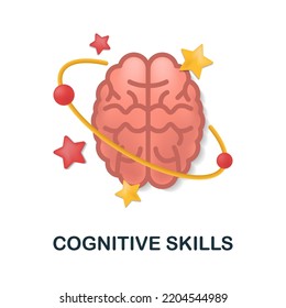 Cognitive Skills icon. 3d illustration from cognitive skills collection. Creative Cognitive Skills 3d icon for web design, templates, infographics and more