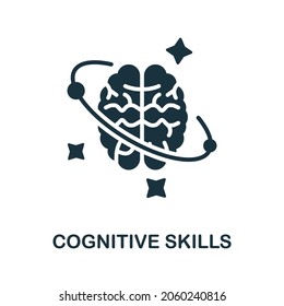 Cognitive Skills icon. Monochrome sign from cognitive skills collection. Creative Cognitive Skills icon illustration for web design, infographics and more