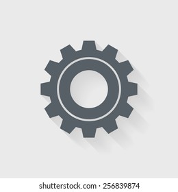Cogs (gears) icon - Vector