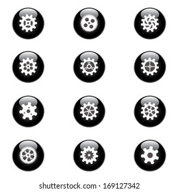 Cogs (gears) icons
