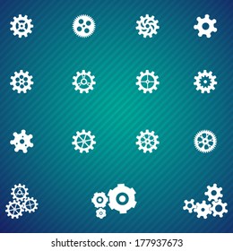 Cogs (gears) icons