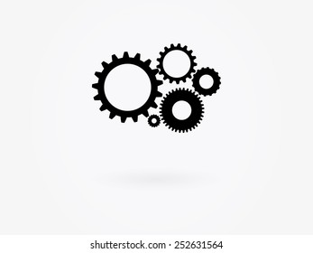 Cogs And Gears Teamwork Concept
