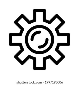 cogs icon or logo isolated sign symbol vector illustration - high quality black style vector icons
