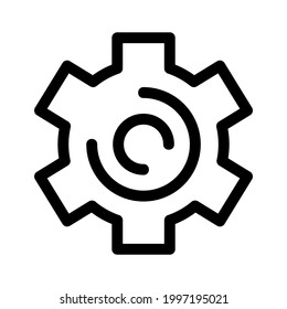 cogs icon or logo isolated sign symbol vector illustration - high quality black style vector icons
