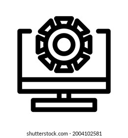cogs icon or logo isolated sign symbol vector illustration - high quality black style vector icons
