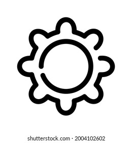 icono de cogs o logotipo símbolo de signo aislado ilustración vectorial de alta calidad estilo negro iconos vectoriales
