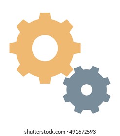 Cogs Vector Icon