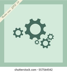 cogs vector icon