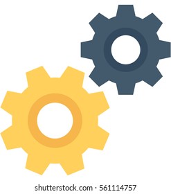 Cogs Vector Icon