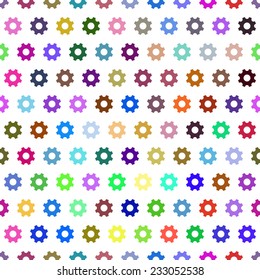 Cogs, wheels - seamles pattern