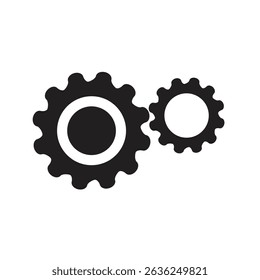 cogwheel circle setting icon symbol