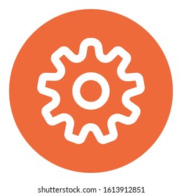 
Cogwheel, configuration Bold Vector Icon which can be easily edited or modified
