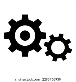 Cogwheel configuration options vector icon