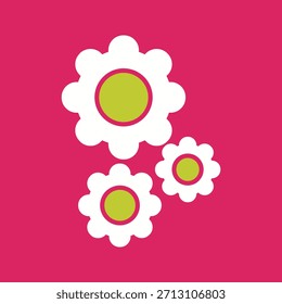 Icono gráfico de Vector creativo de rueda dentada