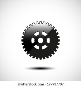 Cogwheel and development icon