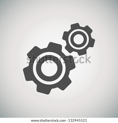 Cogwheel and development icon