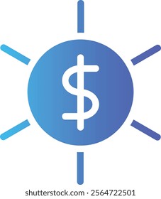 cogwheel in flat design style
