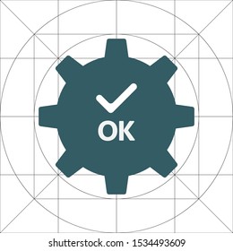 Cogwheel gear mechanism vector settings
