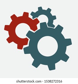 Cogwheel gear mechanism vector settings
