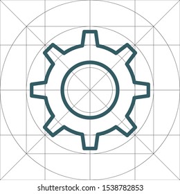 Cogwheel gear mechanism vector settings
