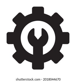 icono vector de estilo de glifo de rueda que puede fácilmente modificar o editar 