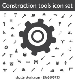 Cogwheel icon. Constraction tools icons universal set for web and mobile