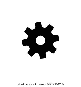 cogwheel icon flat design