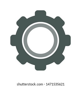 cogwheel icon. flat illustration of cogwheel - vector icon. cogwheel sign symbol