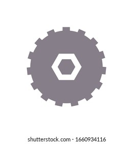 Cogwheel Icon for Graphic Design Projects