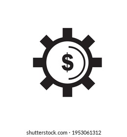 Diseño de vectores de iluminación de icono de rueda de rueda