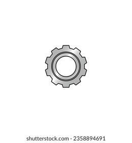 Cogwheel icon isolated vector graphics