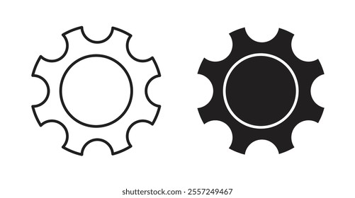 Cogwheel Icon set. vector illustration set