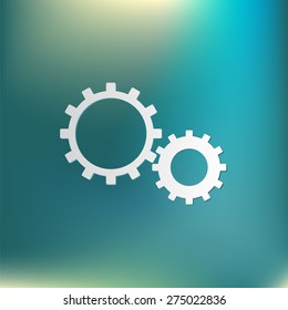 cogwheel, icon setting and repair, symbol settings. 