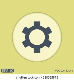 cogwheel, icon setting and repair, symbol settings. 