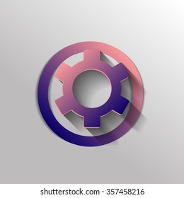 cogwheel, icon setting and repair, symbol settings. 