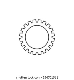 cogwheel icon. sign design