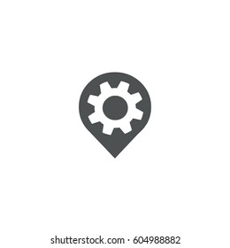 cogwheel icon. sign design