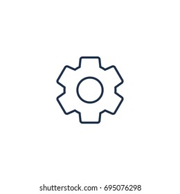 cogwheel icon. sign design