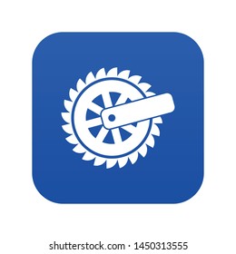 Cogwheel icon. Simple illustration of cogwheel vector icon for web