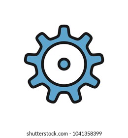 cogwheel icon vector