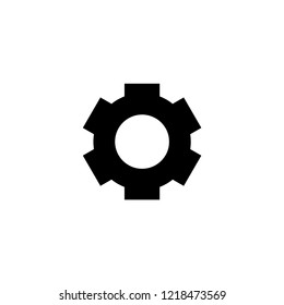 cogwheel icon. cogwheel vector illustration on white background for web and apps.