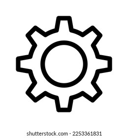 Cogwheel Icon Vector Symbol Design Illustration