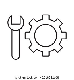 cogwheel Icon which can easily modify or edit 
